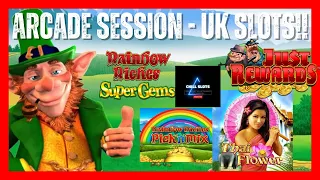 💥Arcade FOBT UK session - RR Pick n Mix, Just Rewards, Thai Flower, Super Gems & loads more!! 💥