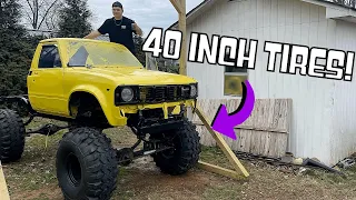 Lifting My First Gen Toyota Pickup 15inches!