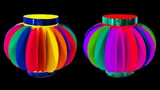 How to Make Fancy Paper Lantern Ball (Christmas Crafts) : HD