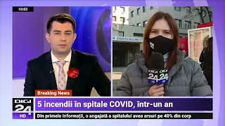 Incendiu la un spital Covid din Ploiești, 2 pacienți au murit. ISU: Spitalul nu avea autorizație