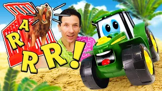 🚜 Johnny le tracteur construit les maisons pour les animaux sauvages. Éveil pour enfants