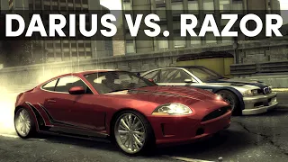 NFS Most Wanted - DARIUS' Jaguar XK vs. RAZOR Full Race