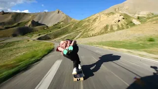 Longboard : Downhill in the Alpes