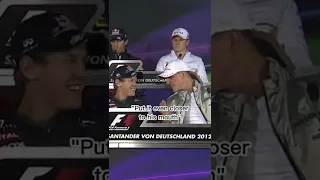 Vettel and Schumacher making fun of Rosberg 😂