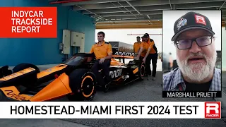 IndyCar's First 2024 Test — Trackside Report from Homestead