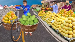 Greedy Mango Wala Selling Mangoes Hindi Kahani Moral Stories Lalchi Aam Wala New Funny Comedy Video