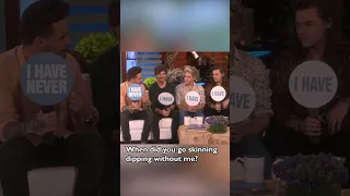 One Direction plays Never Have I Ever: hooked up with a fan #ellen #shorts
