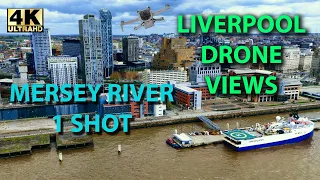 Mersey River View Liverpool in 1 shot