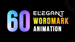 60 Elegant Wordmark Logo Animation | Logotype Animation