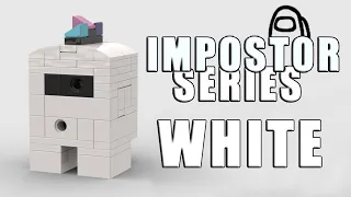 WHITE - (IMPOSTOR SERIES) Full Tutorial on How to Make Lego Among Us Crewmate puzzle