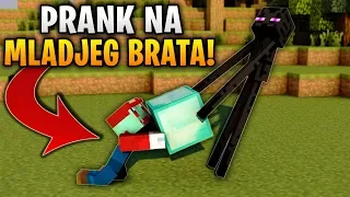 PRENKUJEM MLAĐEG BRATA U MINECRAFTU! *Dijamanti Prank*