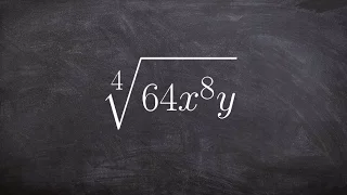 Simplifying a radical expression by using product rule