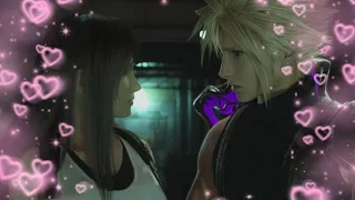 cloud and tifa being in love with each other for 4 minutes straight