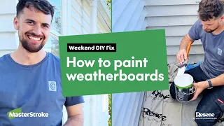 Weekend DIY Fix – How to paint weatherboards