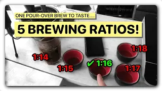 Finding Your Perfect Pour-over Brewing Ratio!