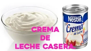 Crema DE LECHE - FACÍL DE HACER - POCOS INGREDIENTES - Claudio Us