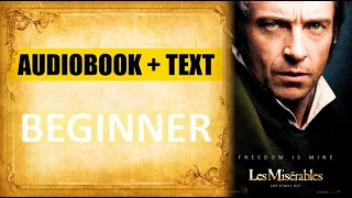 Les Miserables audiobook with text 🔥 Learn English through story - Level 1 | Turney #12