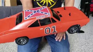 custom r/c General Lee (fixed by Dave RC Charger Guy)
