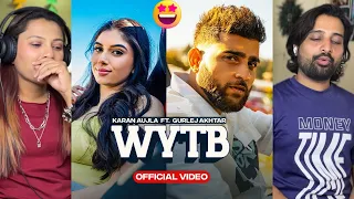 REACTION on Karan Aujla | WYTB (Full Video) | Gurlej Akhtar @FunkieCoupleVlogs