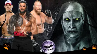 WWE 2K23 Valak Pennywise & Leatherface Vs Roman Reigns Brock Lesnar & John Cena