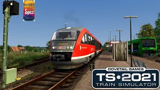 Let´s Play Train Simulator 2021 BR 642 [N051] RB54 am Abend+Paulaner Spetzi bei der Fahrt