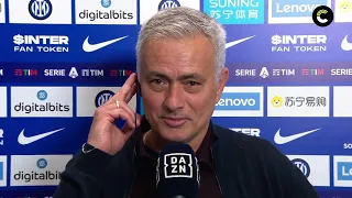 Intervista Mourinho su INTER - ROMA: "Io AMO l'inter e spero vinca lo scudetto"