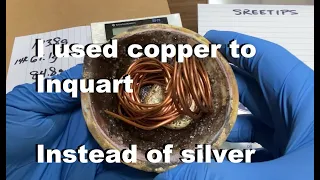 Jewelers Scrap Inquarted With Copper