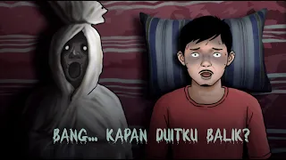 Pocong Renternir #HORORMISTERI | kartun hantu sedih, Cerita Misteri