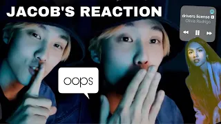 jacob's reaction to the f word in driver's license | THE BOYZ