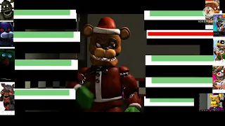 [SFM FNaF] Halloween vs Christmas Animatronics with Healthbars