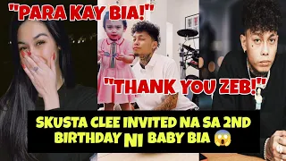 SKUSTA CLEE INVITED NA SA 2ND BIRTHDAY NI BABY BIA 😱| ZEINAB AT SKUSTA CLEE NAG-USAP NA! 😱