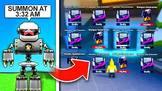 Using AI Robot to GLITCH the Crates in Toilet Tower Defense
