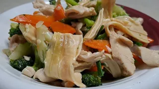 Super Quick Stir Fry Broccoli and Chicken Recipe | Broccoli recipe