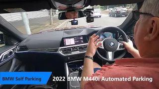 See a 2022 BMW M440i Gran Coupe Parking All By Itself!!!!!!!