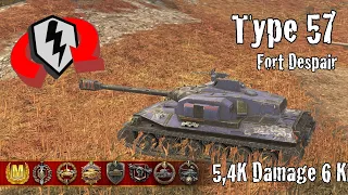 Type 57  |  5,4K Damage 6 Kills  |  WoT Blitz Replays