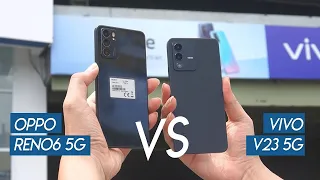 DUO HP VIRAL !! VIVO V23 5G VS OPPO RENO6 5G