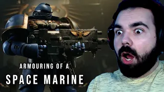 Starcraft Fan Reacts to "The Armouring of a Space Marine Warhammer 40k"