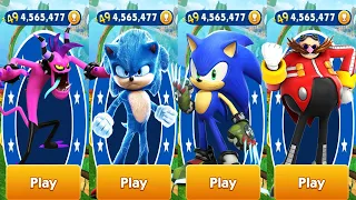 Sonic Dash - Movie Sonic vs Movie Boscage Maze Sonic Prime vs All Bosses Zazz Dr.Eggman Run Gameplay