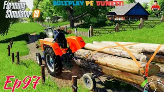 Roleplay pe Dumesti [EP#97]-Vindem LEMNELE lu' tanti Mărioara-COCOMIN |Farming Simulator 19