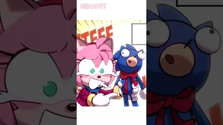 AMY LAUGHS AT SONIC!?【 Sonic Comic Dub】