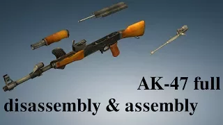 AK-47: full disassembly & assembly