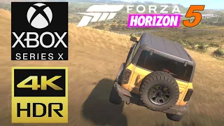 Forza Horizon 5 4K HDR 60FPS Performance Mode Xbox Series X (Quality and Resolution Graphics Test)