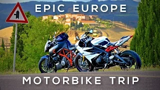 Epic Europe Motorcycle Roadtrip - London to Tuscany Summer 2015