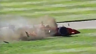 CART 1999 Fontana Race Hearn crashes