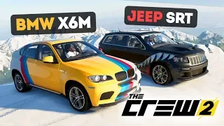 BMW X6M ПРОТИВ JEEP GRAND CHEROKEE SRT! КТО КРУЧЕ? - THE CREW 2