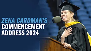 Zena Cardman's 2024 Commencement speech at UNC-Chapel Hill