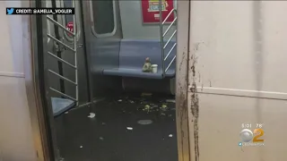 Firecracker Set Off On NYC Subway