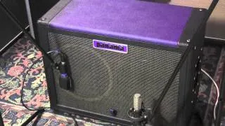Panama Guitars Purple Heart 212 Speaker Cabinet with mix control guitar cab demo