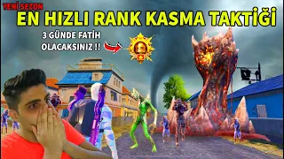 YENİ SEZON EN HIZLI RANK KASMA TAKTİĞİ - PUBG Mobile 3 Günde Nasıl Fatih Olunur ?