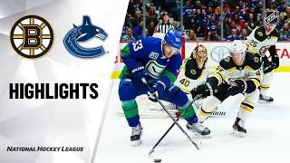 NHL Highlights | Bruins @ Canucks 2/22/20